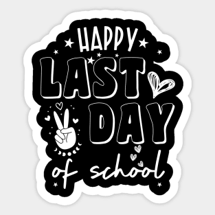 Last Day Of School Sticker